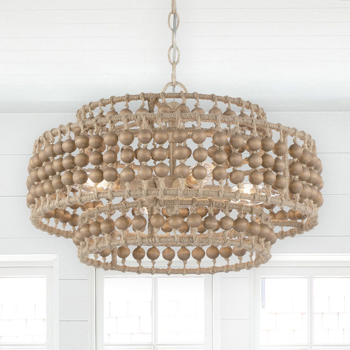 Crystorama Crystorama Silas 4 Light Burnished Silver Mini Chandelier