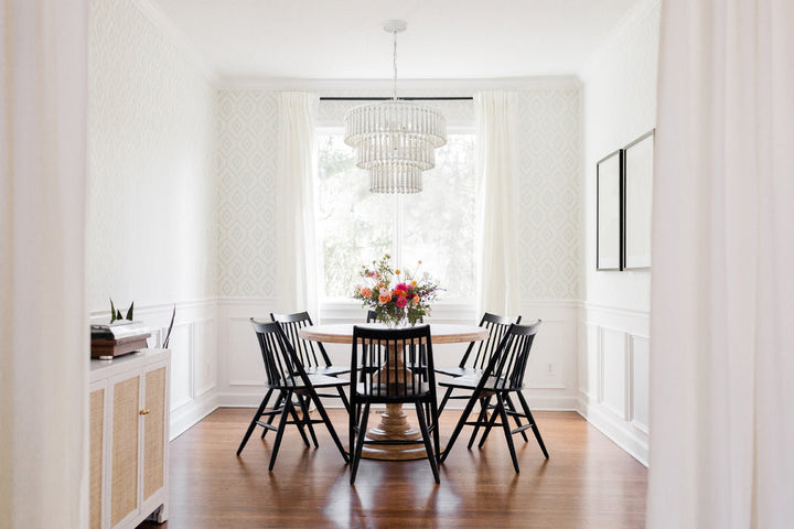 Crystorama Crystorama Tiana 3 Light Matte White Chandelier