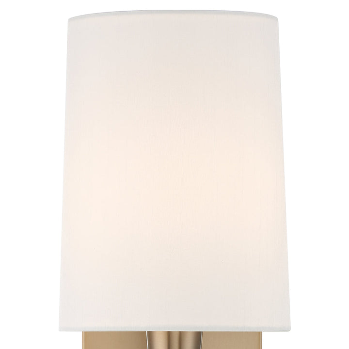 Crystorama Crystorama Trenton 1 Light Aged Brass Sconce