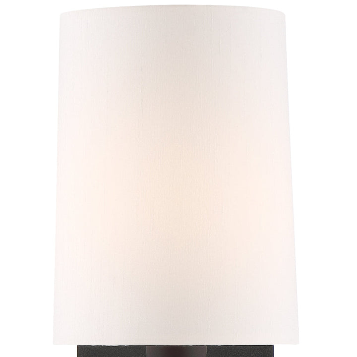 Crystorama Crystorama Trenton 1 Light Black Forged Sconce