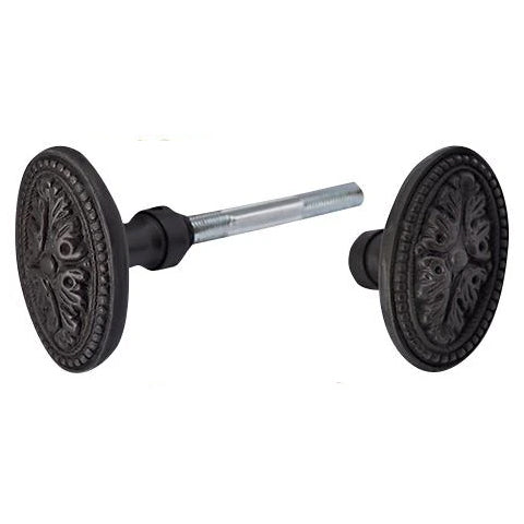 Avalon Oval Solid Brass Spare Door Knob Set (Several Finishes Available)