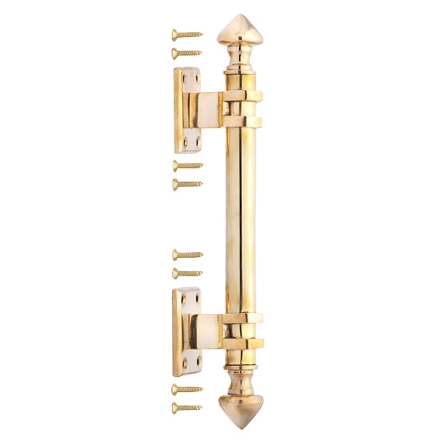 8 Inch Solid Brass Colonial Style Pull