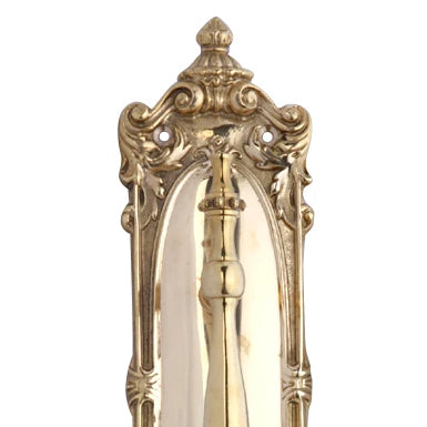 14 1/2 Inch Solid Brass Victorian Pull Plate