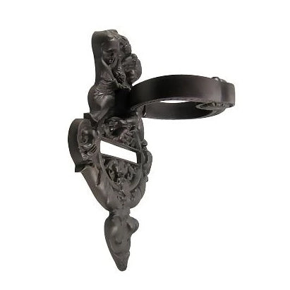 French Empire 10 Inch Brass Cherubs Door Knocker (Several Finishes Available)