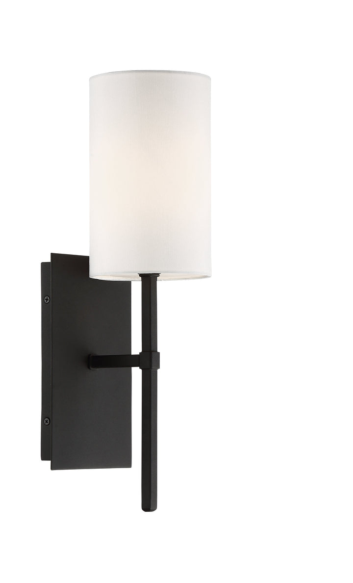 Crystorama Crystorama Veronica 1 Light Black Forged Sconce