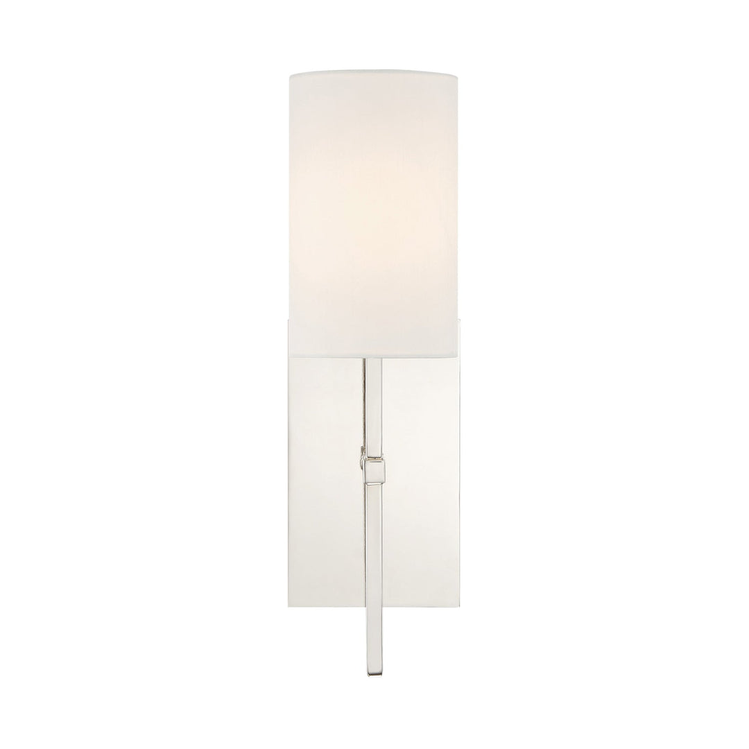 Crystorama Crystorama Veronica 1 Light Polished Nickel Sconce