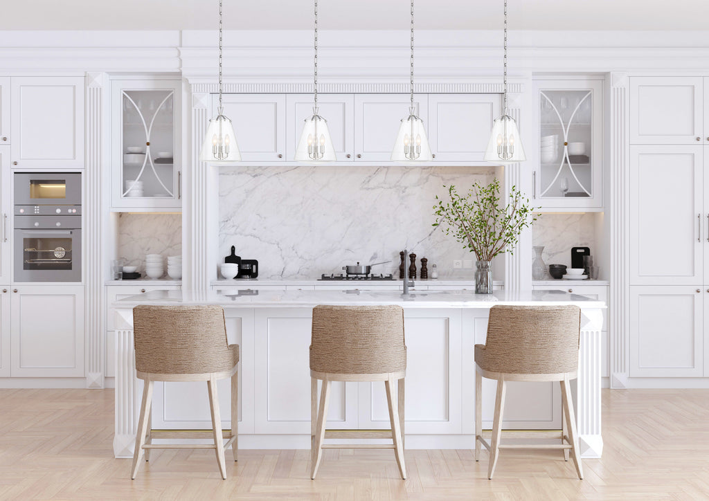 Crystorama Crystorama Voss 3 Light Polished Nickel Mini Chandelier