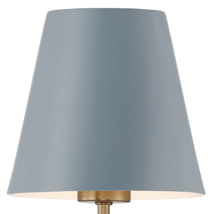 Crystorama Crystorama Xavier 6 Light Vibrant Gold + Blue Chandelier