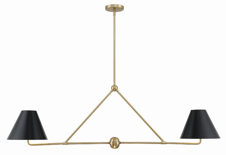 Crystorama Crystorama Xavier 4 Light Vibrant Gold Chandelier