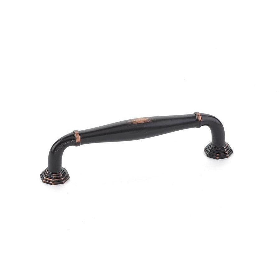 4 3/4 Inch (4 Inch c-c) Solid Brass Blythe Pull EMTEK
