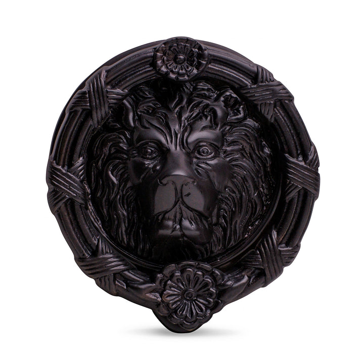 Ribbon & Reed 6 Inch Brass Lion Door Knocker (Several Finishes Available)