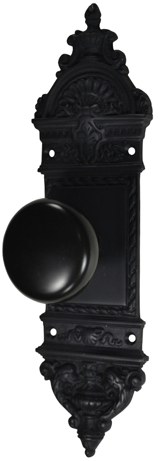 COPPER MOUNTAIN HARDWARE European Door Set With Round Brass Knob in Several Finishes