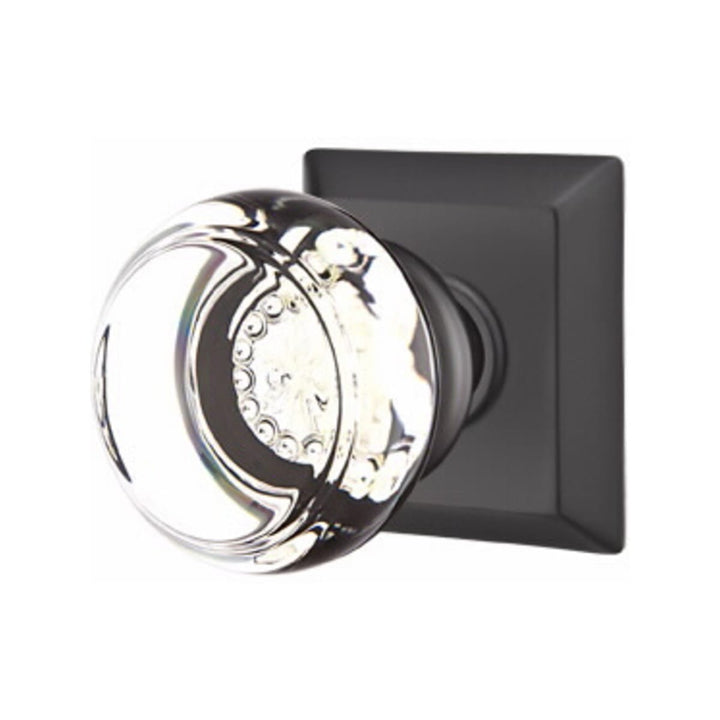 Emtek Georgetown Crystal Doorknob Set with Quincy Rosette EMTEK