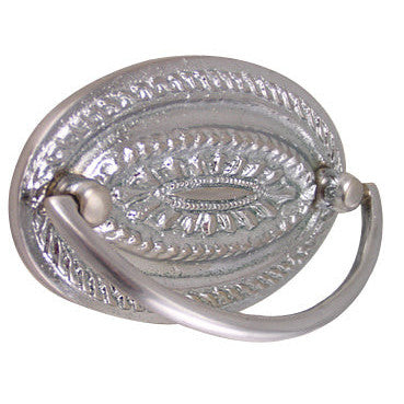 4 Inch Solid Brass Oval Bail Style Pull (Several Finishes Available)