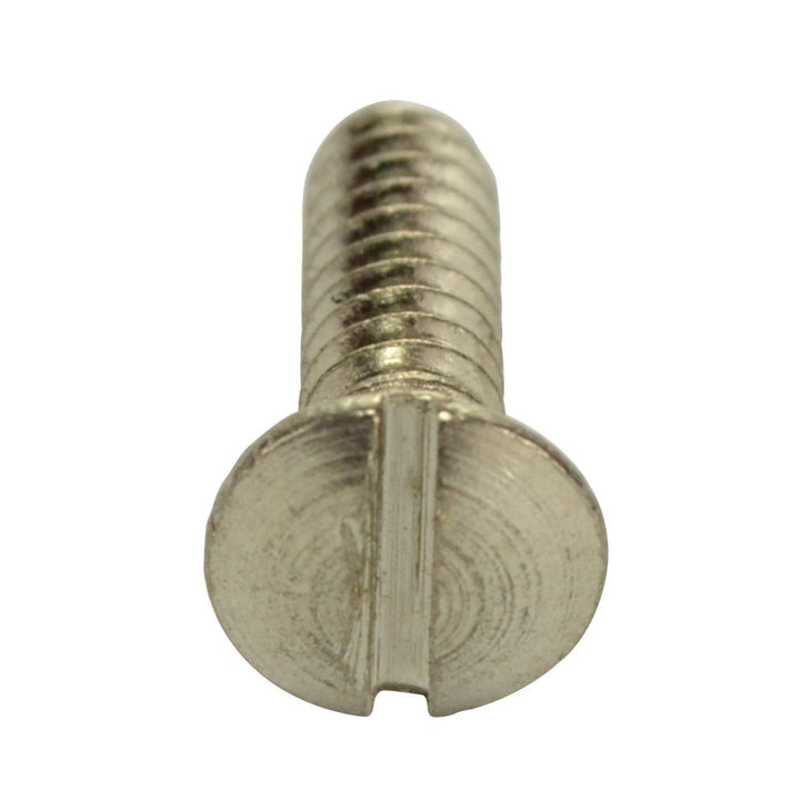 Single 1/2 Inch Solid Brass Wall Switch Plate Screw