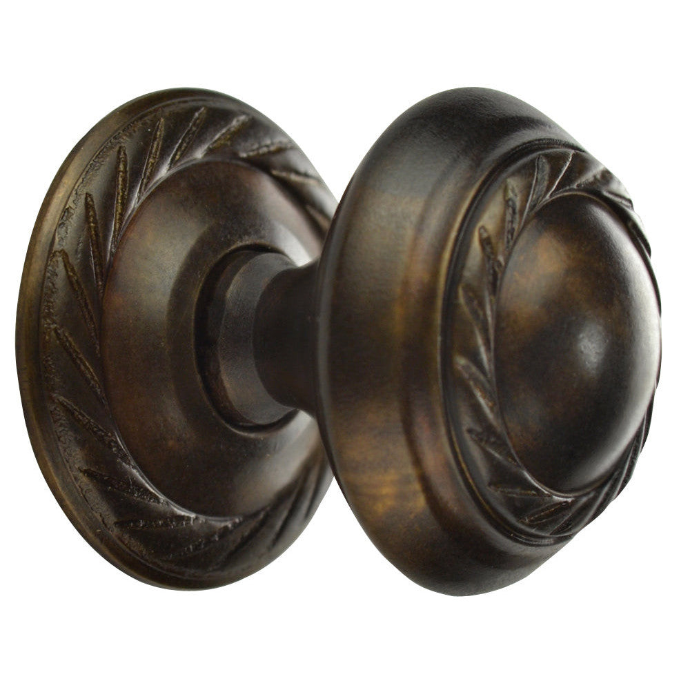 1 Inch Solid Brass Georgian Roped Round Cabinet & Furniture Knob