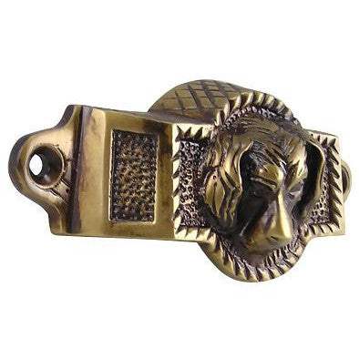 4 Inch Overall (3 1/2 Inch c-c) Solid Brass Golden Retriever Rectangular Cup Pull