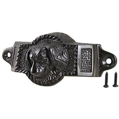 4 Inch Overall (3 1/2 Inch c-c) Solid Brass Golden Retriever Rectangular Cup Pull