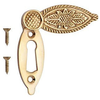 Solid Brass Victorian Key Hole Cover