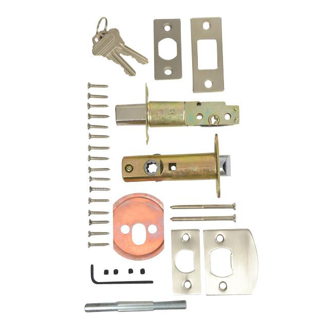 Quaker Style Double-Door Deadbolt Entryway Set (Several Finish Options) COPPER MOUNTAIN HARDWARE