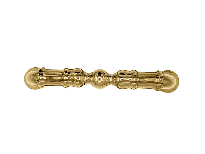 5 Inch Overall (4 1/3 Inch c-c)  Solid Brass Victorian Style Pull COPPER MOUNTAIN HARDWARE