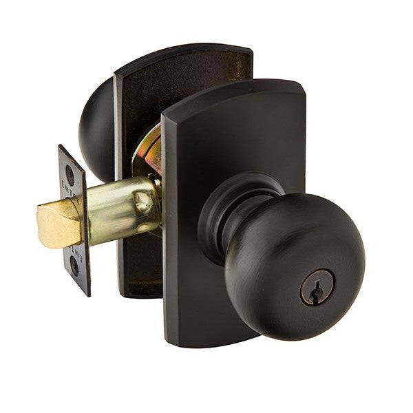 Emtek Solid Brass Winchester Key In Door Knob with #4 Rosette EMTEK