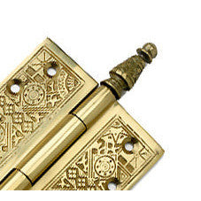 3 1/2 x 3 1/2 Inch Victorian Steeple Tip Style Hinge