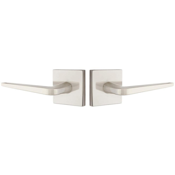 Emtek Solid Brass Athena Lever With Square Rosette (Several Finish Options) EMTEK