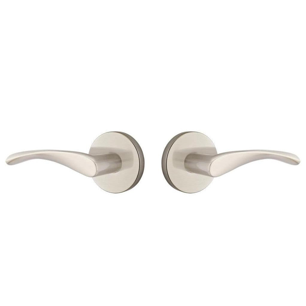 EMTEK Emtek Solid Brass Triton Lever With Disk Rosette (Several Finishes)