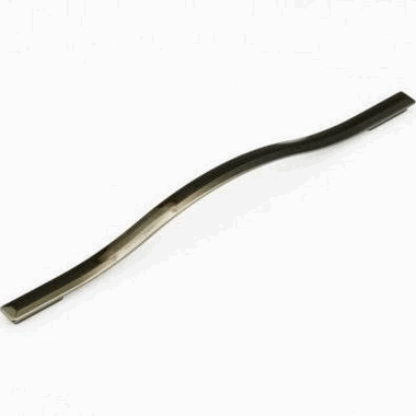 13 3/8 Inch (11 3/8 Inch c-c) Skyevale Cabinet Pull (Black Chrome Finish) SCHAUB