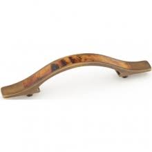 3/4 Inch (4 Inch c-c) Tiger Penshell Cabinet Pull (Estate Dover Finish) SCHAUB