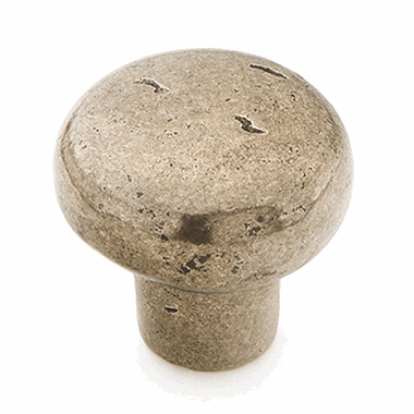 1 3/8 Inch Mountain Round Knob (Italian Nickel Finish) SCHAUB